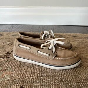 Sperry Kids Shoes in Tan and White Size 2